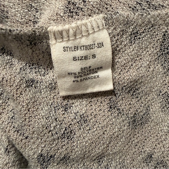 Altar'd State Gray Black Leopard Print Blouse - Picture 10 of 11